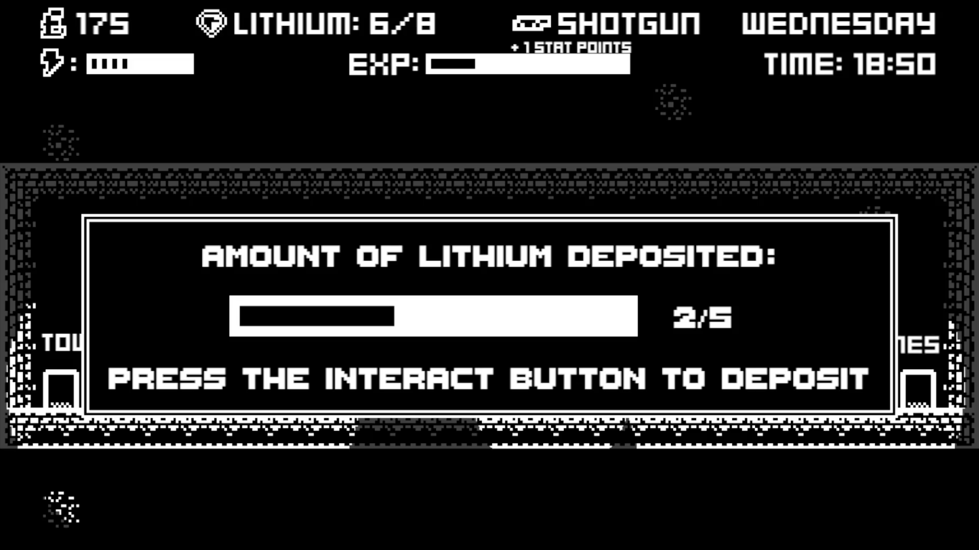 DIGGERGUN: Lithium Deposited